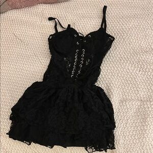 Fashion Nova Black Lace Dress